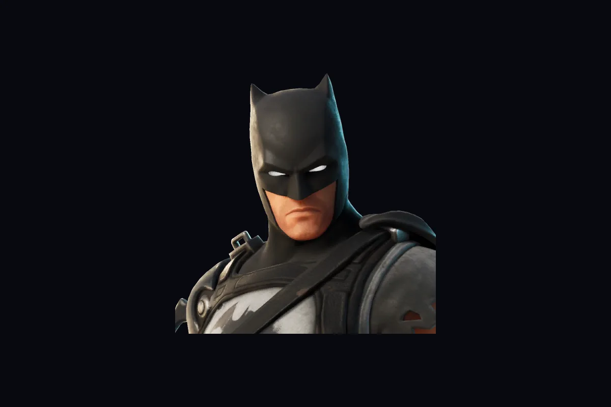 Batman Zero render used as an example of a Fortnite collaboration skin