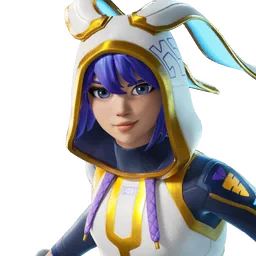 Bunnii O'Hare Crew Series outfit render from the Fortnite-API catalog