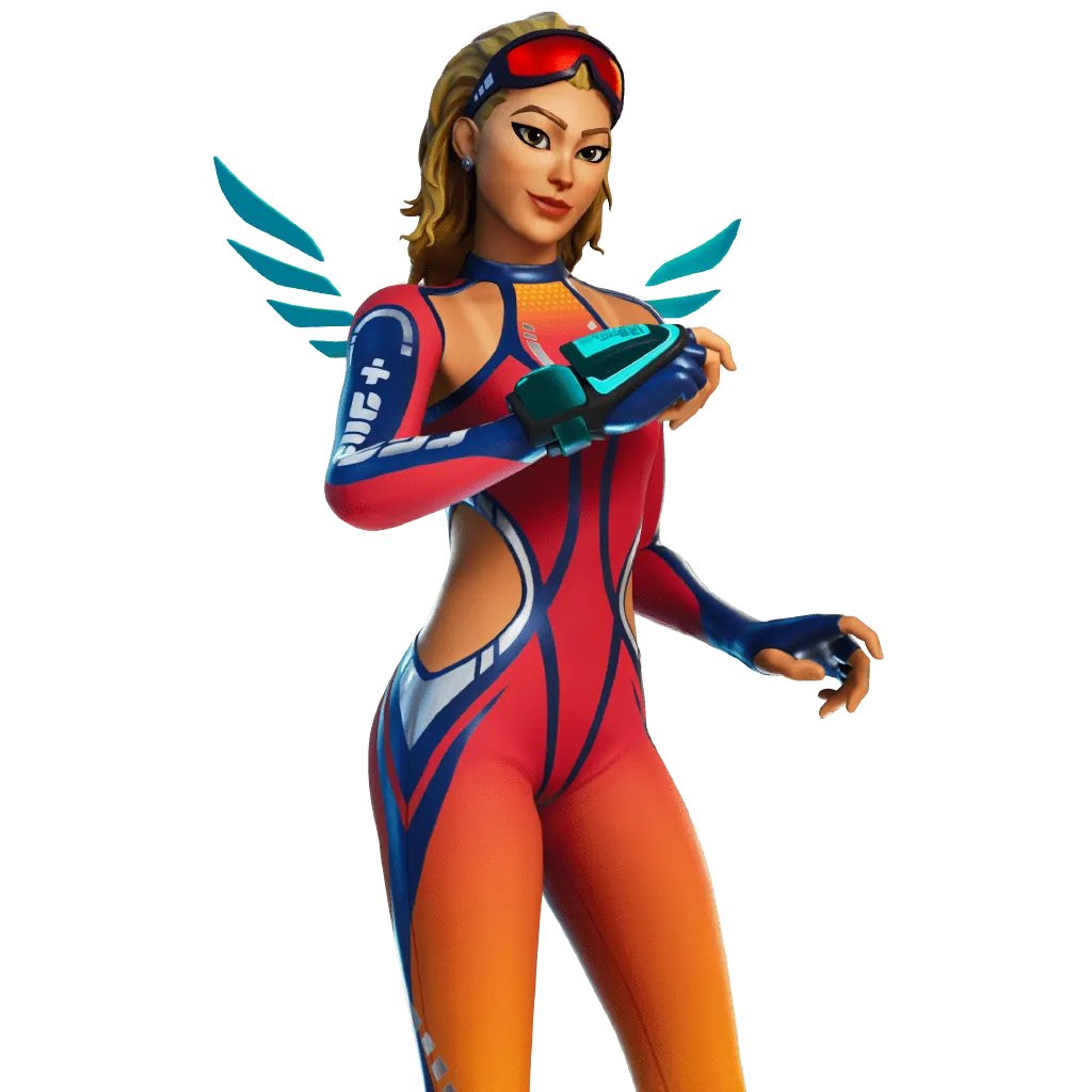 Fortnite Medley outfit render used as an example of a rotating Item Shop cosmetic