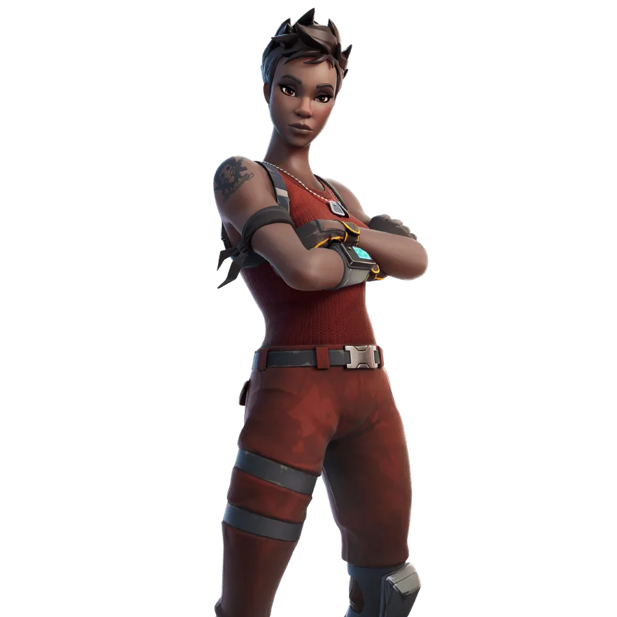 Fortnite Renegade outfit render used as an item shop return signal example